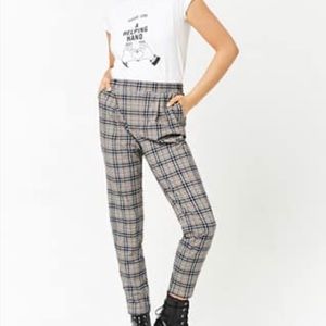Forever 21 Plaid Pants Size S